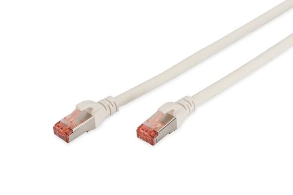 Патч-корд DIGITUS CAT 6 S-FTP, 3м, AWG 27/7, LSZH, білий