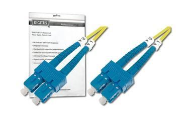 Патч-корд волоконно-оптичний DIGITUS SC/UPC-SC/UPC, 9/125, SM, OS2, duplex, 2м
