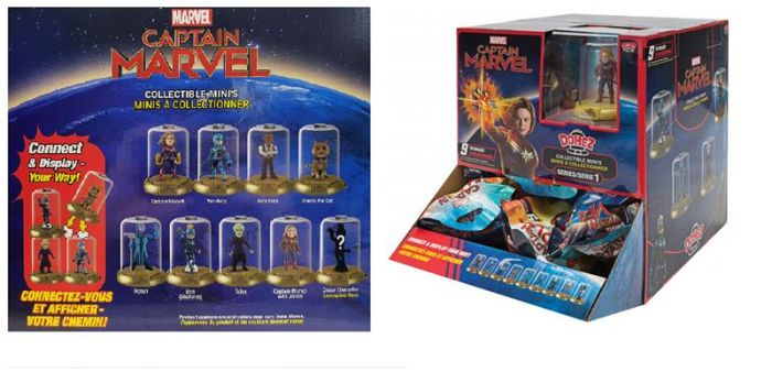 Колекційна фігурка Domez Marvel's Captain Marvel, 1шт, в ас.