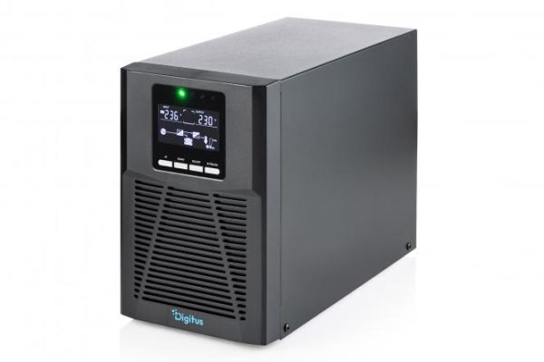 Джерело безперебійного живлення DIGITUS 1000VA/1000W, Tower, LCD, RJ45, RS232, USB, 8xC13