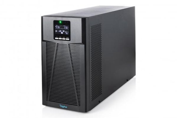 Джерело безперебійного живлення DIGITUS 2000VA/2000W, Tower, LCD, RJ45, RS232, USB, 8xC13