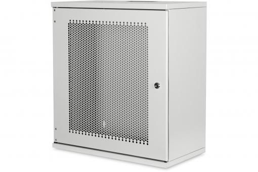 Шафа DIGITUS 19", 12U, SOHO, металеві двері, 540x400 мм, 60кг максимально, сіра