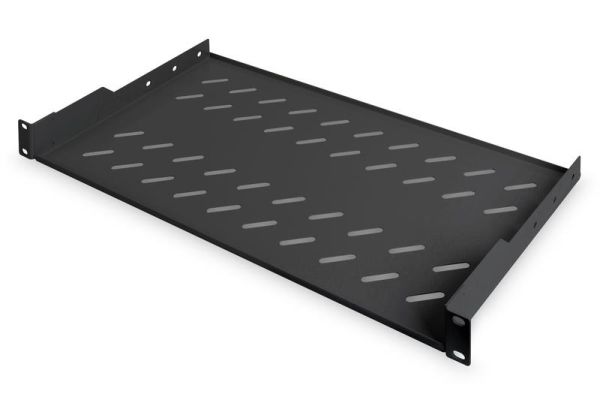 Полиця DIGITUS 19", 1U, консольна, 250мм, чорна