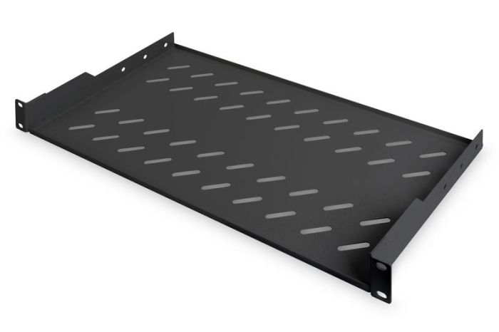 Полиця DIGITUS 19", 1U, консольна, 250мм, чорна