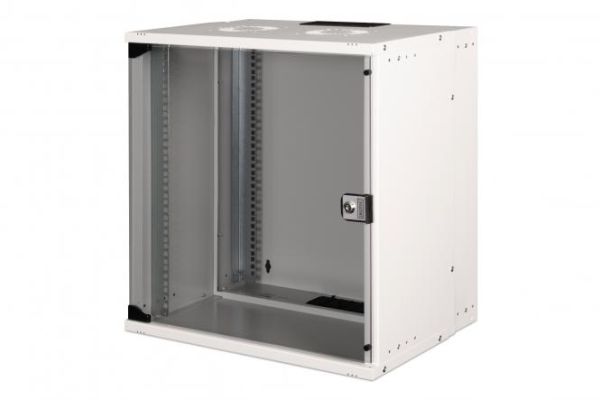 Шафа DIGITUS 19", 12U, SOHO PRO, скляні двері, 540x400 мм, 60кг максимально, сіра