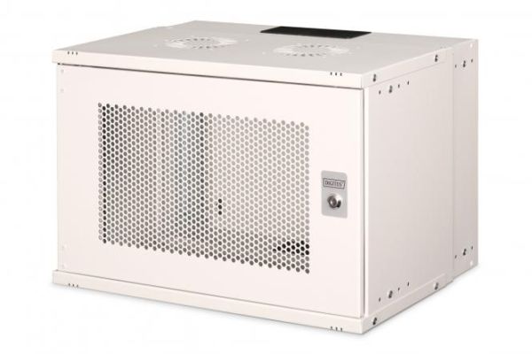 Шафа DIGITUS 19", 7U, SOHO PRO, металеві перфоровані двері, 540x400 мм, 60кг максимально, сіра