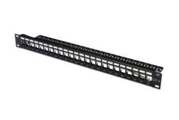 Рама DIGITUS 19", 1U, для складальної патч-панелі 24 порти, чорна