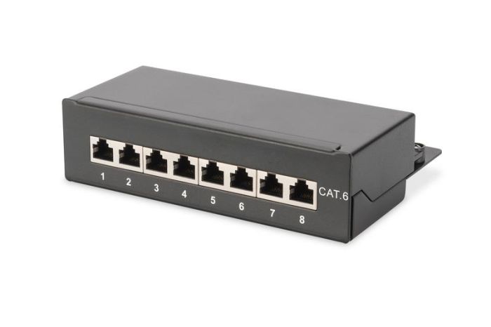 Патч-панель DIGITUS САТ 6 STP, настільна, 8 портів, зібрана