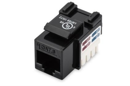 Модуль DIGITUS Keystone CАТ 6 RJ45, UTP, білий