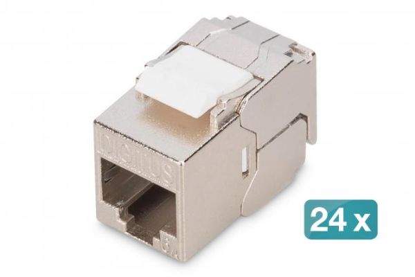 Модуль DIGITUS Keystone САТ 6А RJ45, STP, compact, 24 шт.