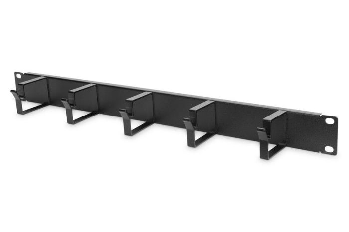 Кабельний організатор DIGITUS 19" 1U, 5xRings 40x60mm, RAL 9005