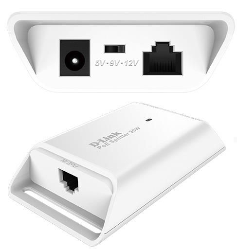 PoE-Сплiттер D-Link DPE-301GS 1xGE PD, 1xGE, 30Вт