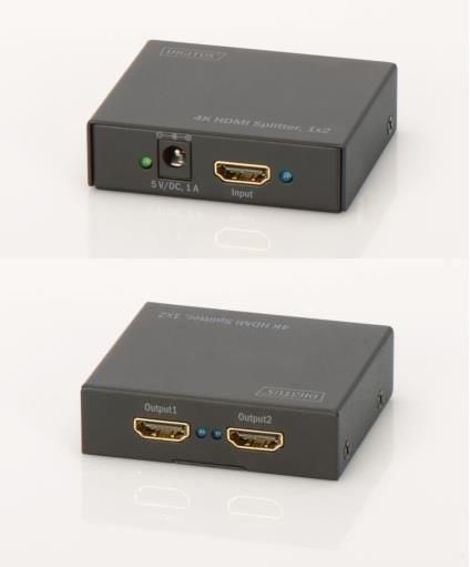 Подовжувач DIGITUS 4K HDMI Splitter, 2-port