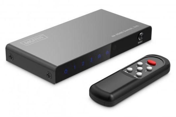 Відеокомутатор DIGITUS UHD HDMI (INx3 - OUTx1), 4K