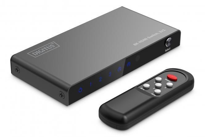Відеокомутатор DIGITUS UHD HDMI (INx3 - OUTx1), 8K