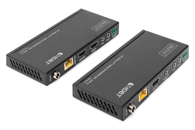 Набір подовжувачів DIGITUS HDMI, HDBaseT, UHD 4K2K@60Гц, (CАТ6А,7,8), 150м
