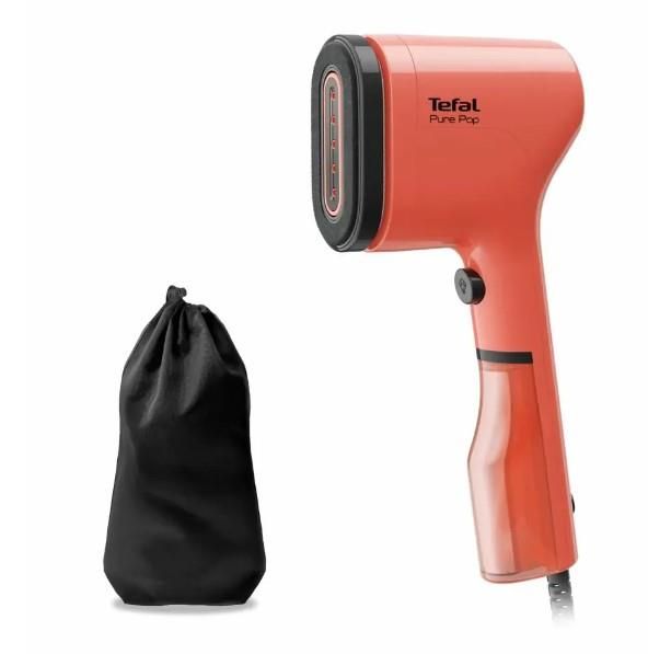 Відпарювач Tefal компактний Pure Pop, 1300Вт, 70мл, постійна пара - 20гр, червоний