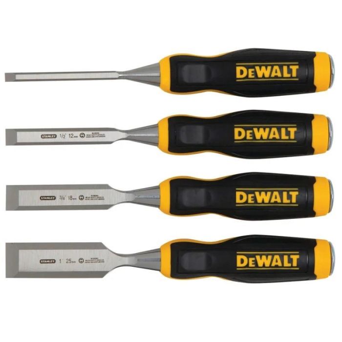 Стамеска DeWALT, 6-13-18-25мм, набір 4шт