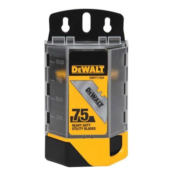 Леза трапецеподібні DeWALT запасні 50мм кейс 75шт