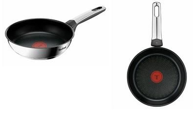 Сковорода Tefal Emotion+, 18см, нержавіюча сталь, бакеліт, чорний