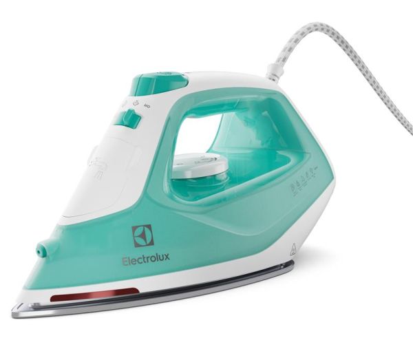 Праска Electrolux, 2200Вт, 250мл, паровий удар 90гр, нерж. сталь, зелено-білий