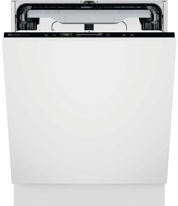 Посудомийна машина Electrolux вбудована, 14компл., D, 60см, дисплей, інвертор, 3й кошик, чорний