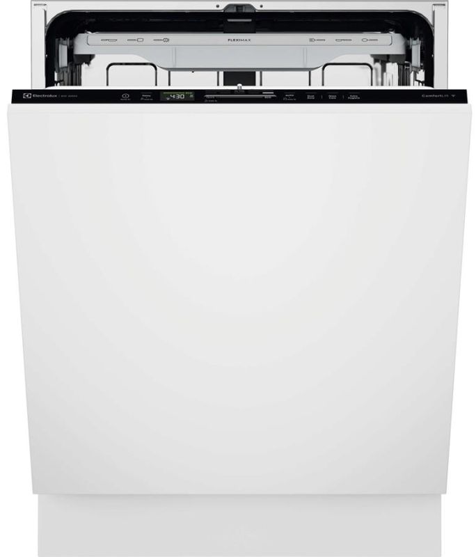 Посудомийна машина Electrolux вбудована, 14компл., А, 60см, дисплей, інвертор, 3й кошик, ComfortLift, чорний
