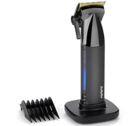 Машинка для стриження  Babyliss Super-X Metal Series, акум., насадок-12, сталь з графітовим покриттям, чорно-сріблястий