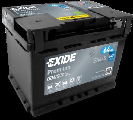 Акумулятор Exide Premium 12В 64А·год 640А R+ (EA640)