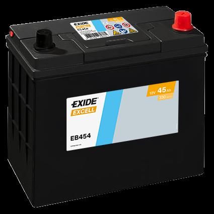 Акумулятор Exide Excell 12В 45А·год 330А R+ (EB454)