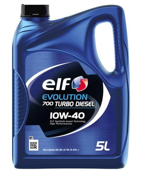 Олива моторна ELF Evolution 700 Turbo Diesel 10W-40 5л (12-5 TD) (201553)