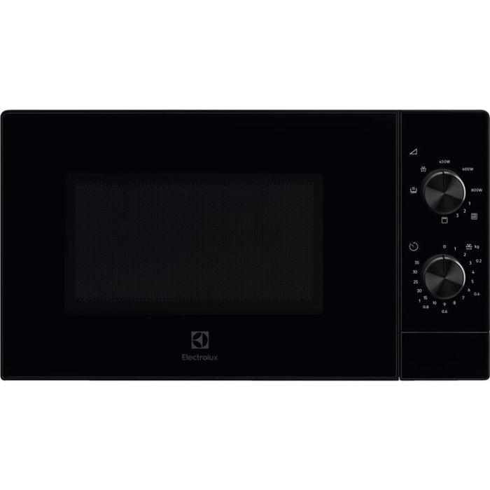 Мікрохвильова піч Electrolux, 20л, мех. керування, 800Вт, гриль, чорний