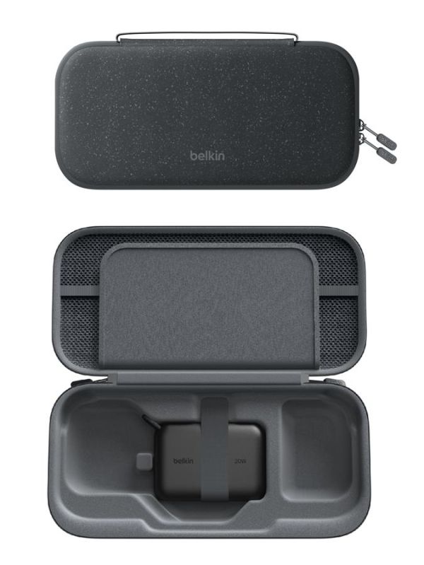 Чохол Belkin із акумулятором 10000мА·год для Nintendo Switch 2, Charcoal
