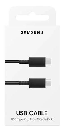 Кабель Samsung USB-C > USB-C заряджання/синхронізації 100Вт PD, 1м, чорний