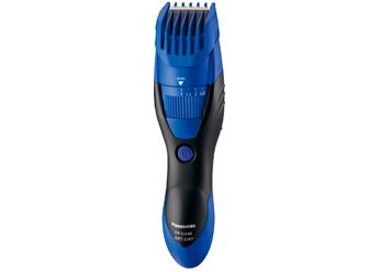 Тример Panasonic, для бороди і вусів, акум., насадок-1, сталь, чорно-синій
