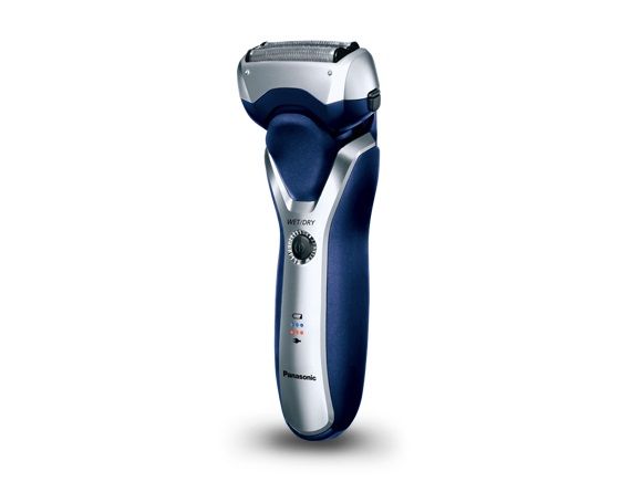Бритва електр. Panasonic ES-RT37-S520, сіткова, 3 бритв. головки, 10000 об/хв, Li-Ion, сух.+волог. гоління, тример, синій