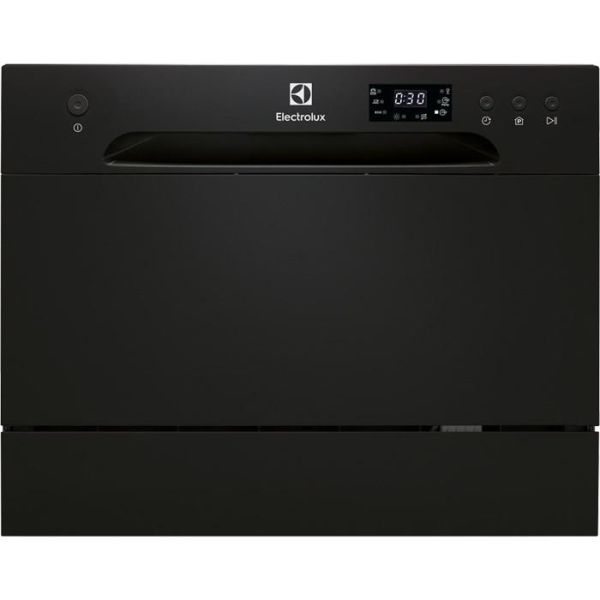 Посудомийна машина Electrolux настільна, 6компл., F, 55см, дисплей, чорний