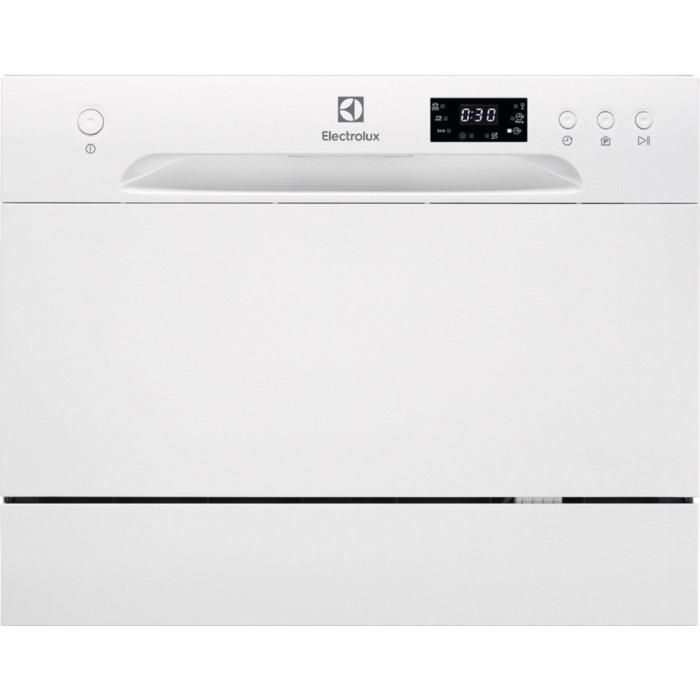 Посудомийна машина Electrolux настільна, 6компл., F, 55см, дисплей, білий