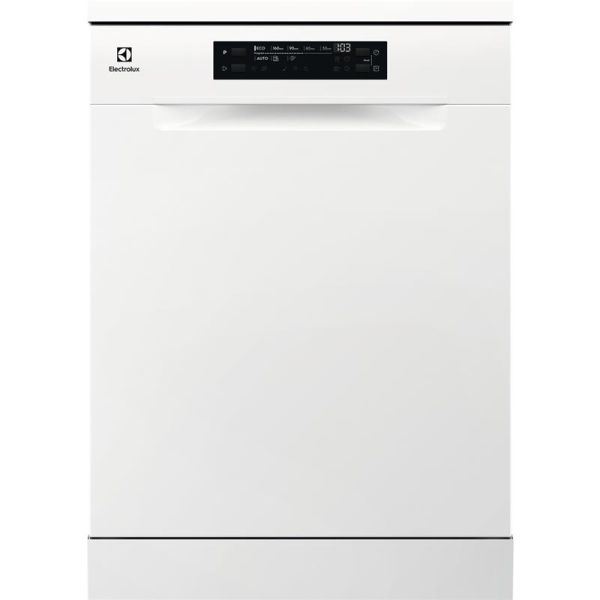 Посудомийна машина Electrolux, 14компл., D, 60см, дисплей, інвертор, 3й кошик, білий