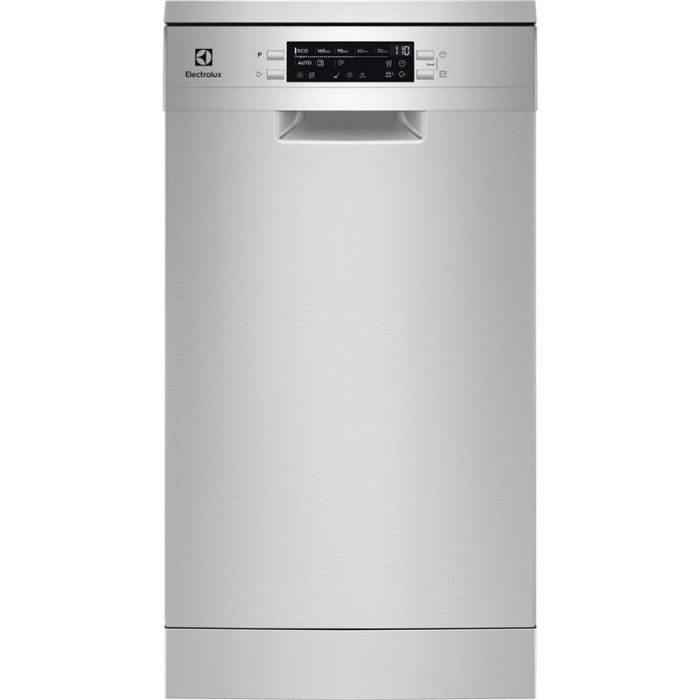Посудомийна машина Electrolux, 10компл., E, 45см, дисплей, інвертор, 3й кошик, нерж