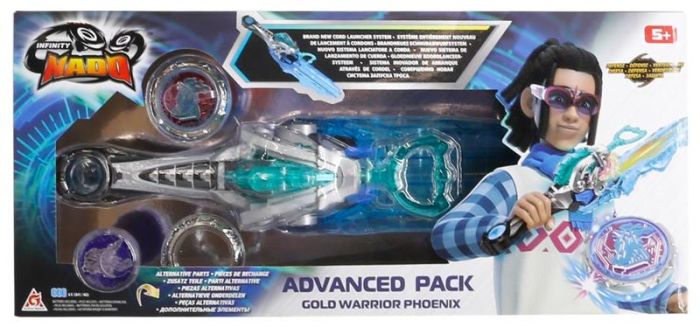 Дзиґа Infinity Nado VI Advanced Pack Золотий Воїн Фенікс (Gold Warrior Phoenix)