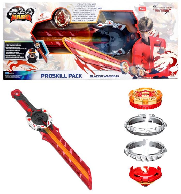 Дзиґа Infinity Nado VI Proskill Pack Палаючий Бойовий Ведмідь (Blazing War Bear)