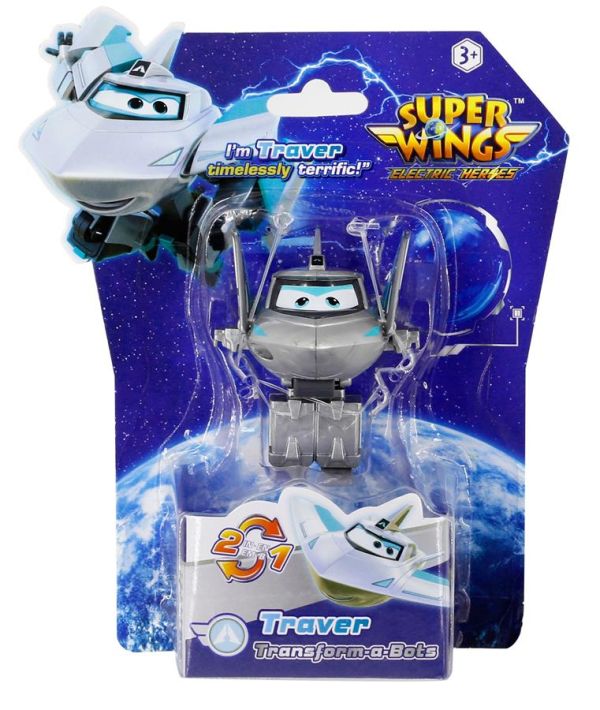 Ігрова фігурка-трансформер Super Wings Transform-a-Bots Травер (Traver), 5см