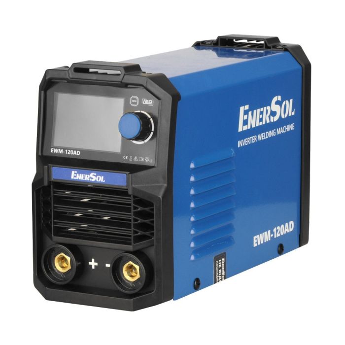 Зварювальний апарат інверторний EnerSol EWM-120AD 20-120А 5.1кВт 160-260В 2.8кг