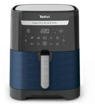 Мультипіч Tefal EasyFry&Grill XXL, 1830Вт, чаша-6.5л, сенсорне керув., 8 програм, пластик, чорно-синій