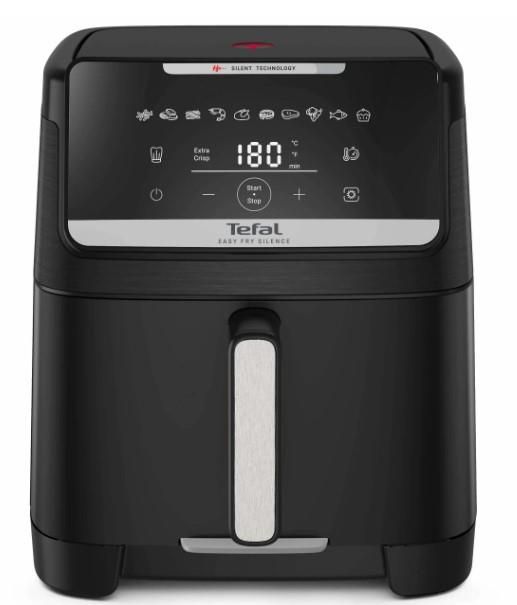 Мультипіч Tefal Easy Fry Silence XXL, 1800Вт, чаша-7л, сенсорне керув., 10 програм, пластик, чорний