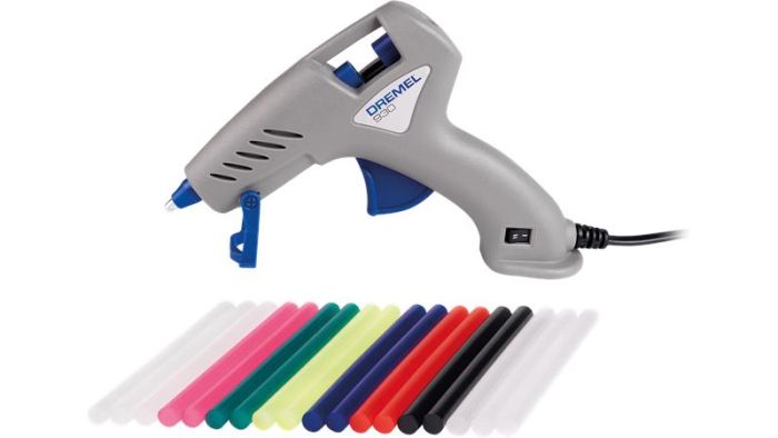 Пістолет клейовий Dremel GlueGun 930 стрижні 7мм 105-165° 0.2кг