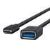 Адаптер Belkin USB-C > USB-AF, 0.14м, чорний