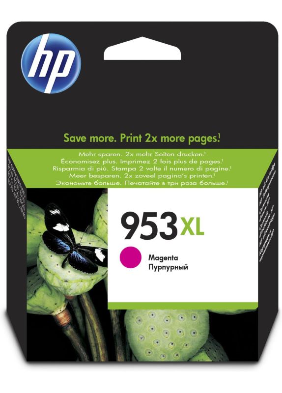 Картридж струменевий HP No.953XL Officejet Pro 7720/7730/7740/8210/8218/8710/8720/8725/8730 Magenta (1600 стор)