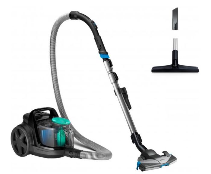 Пилосос Philips контейнерний 5000 Series, 900Вт, конт пил -1,5л, НЕРА, чорний